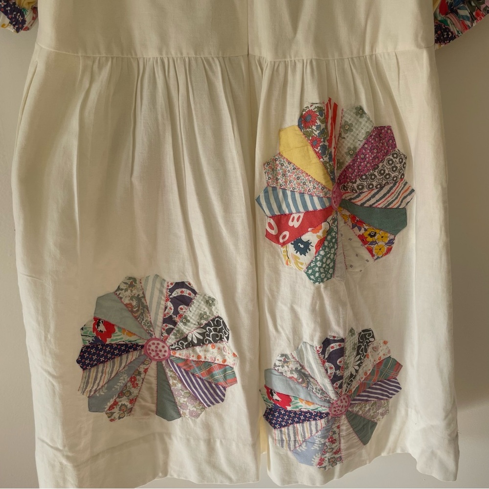 SEA New York NY Paloma Quilted Patchwork Midi Dress XS - Picture 13 of 15